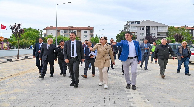 BAŞKAN YÜCEER, ŞARKÖY’DE İNCELEMELERDE BULUNDU