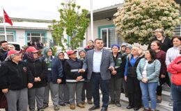 BAŞKAN NALLAR BELEDİYE EMEKÇİLERİNİN İŞÇİ BAYRAMINI KUTLADI