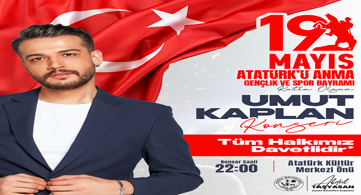 Saray 19 Mayıs’ı Umut Kaplan ile kutlayacak