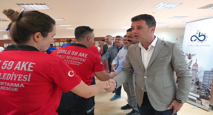 Belediye Personeli ile Bayramlaşma Töreni Gerçekleştirildi