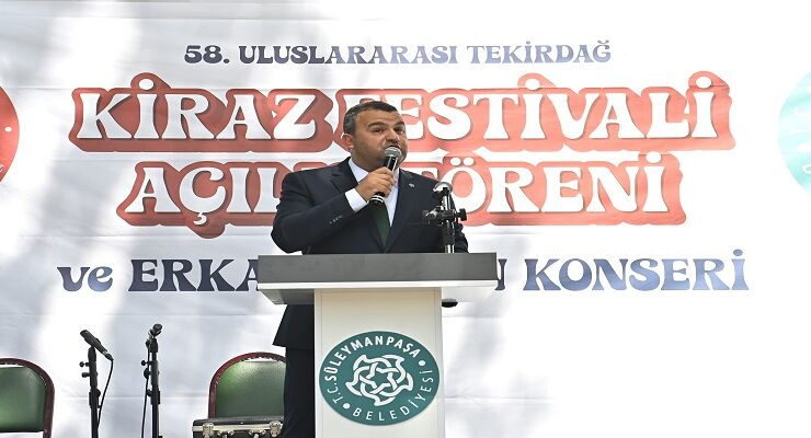 58. Uluslararası Tekirdağ Kiraz Festivali’ne Görkemli Açılış