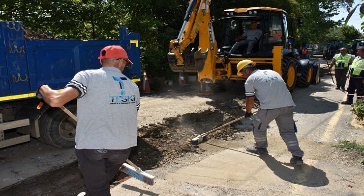 Süleymanpaşa Belediyesi ve TESKİ Kumbağ’da Altyapı Çalışmalarına Hız Verdi