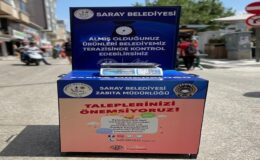 Saray Belediyesi’nden pazarda terazi kontrol istasyonu