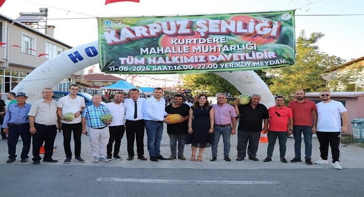 KURTDERE’DE KARPUZ TADINDA ŞENLİK