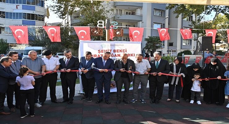 Şehit Bekçi Fırat Doğan Parkı törenle açıldı