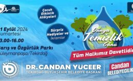 TEKİRDAĞ’DA DÜNYA TEMİZLİK GÜNÜ COŞKUSU
