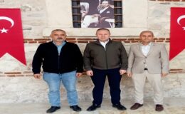 Kırklareli TSO Başkanı Soner Ilık, misafirlerini ağırlıyor