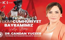 BAŞKAN DR. CANDAN YÜCEER’İN 29 EKİM CUMHURİYET BAYRAMI MESAJI