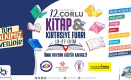 12. Çorlu Kitap ve Kırtasiye Fuarı Kapılarını Açıyor