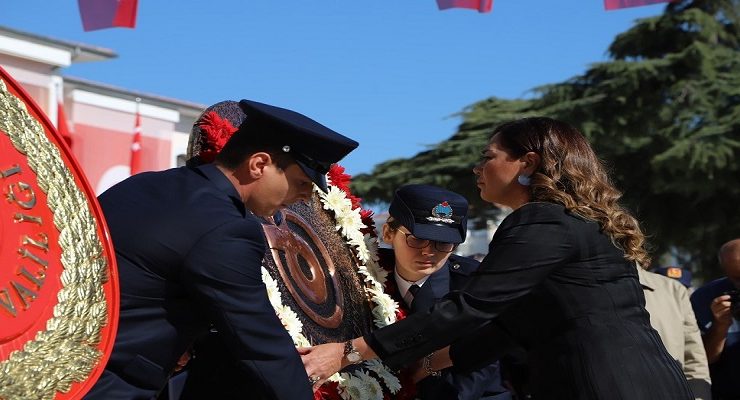 KURULUŞUN 101. YILININ KUTLAMALARI ÇELENK SUNMA TÖRENİ İLE BAŞLADI