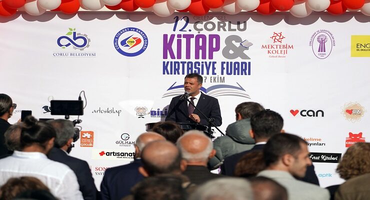 12. Çorlu Kitap ve Kırtasiye Fuarı Açıldı