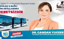 TEKİRDAĞLIYA TOPLU TAŞIMA CUMHURİYET BAYRAMI’NDA ÜCRETSİZ