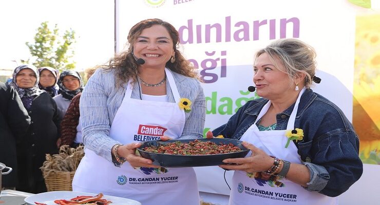 ÜRETİCİ ŞENLİĞİ’NDE KADINLARA “CANDAN” DESTEK