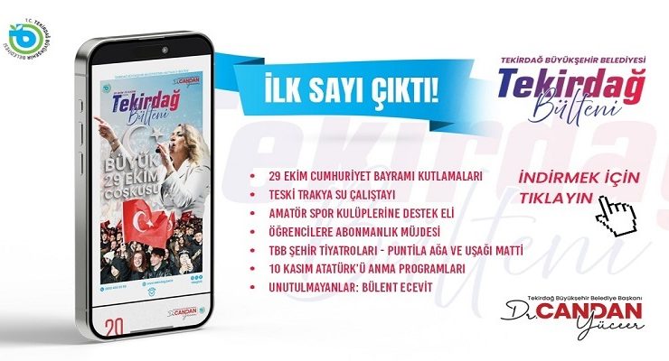 TEKİRDAĞ BÜLTENİ’NİN İLK SAYISI YAYINDA