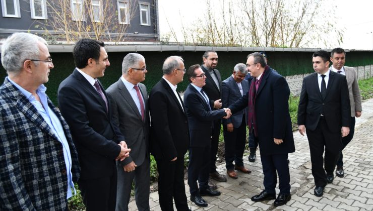 Vali Soytürk İlkokul Temel Atma Törenine Katıldı