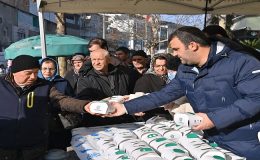 Süleymanpaşa Belediyesi Regaip Kandili dolayısıyla kandil simidi ikramı yaptı