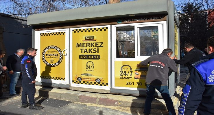 Atıl Durumdaki Kapalı Otobüs Durakları Taksi Durağına Dönüştürüldü
