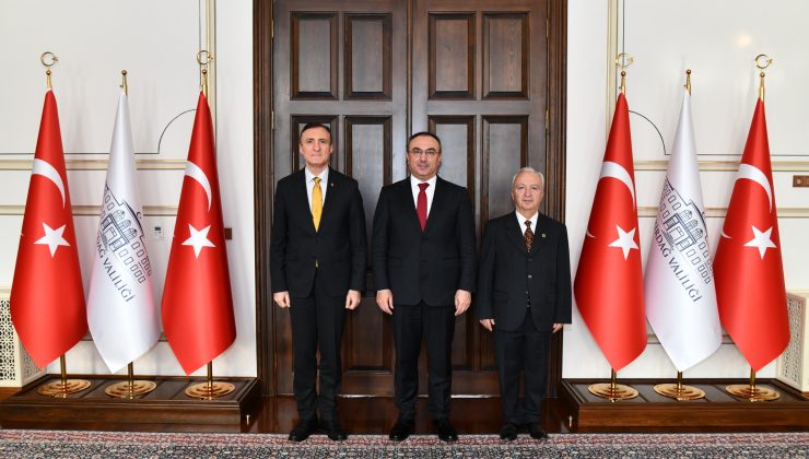TSK Güçlendirme Vakfı Genel Müdür Yardımcısı Sipahioğlu Vali Soytürk’ü Ziyaret Etti