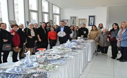 Sanatseverler Çini Sergisinde Buluştu