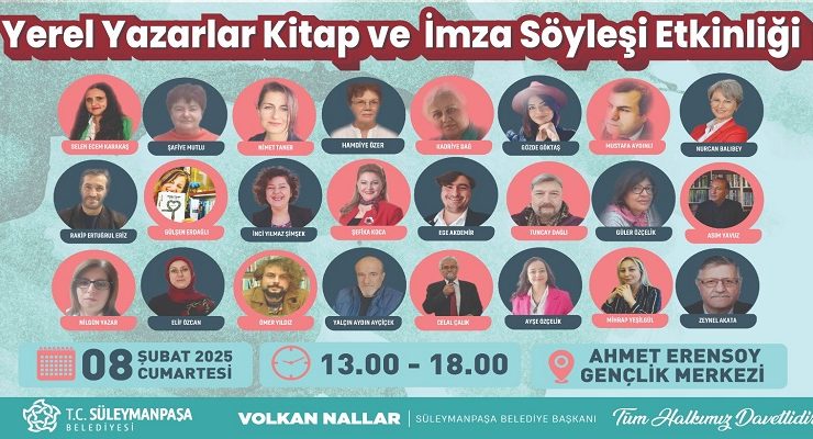 YEREL YAZARLAR İMZA VE SÖYLEŞİ ETKİNLİĞİNDE BULUŞACAK