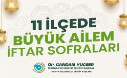 BÜYÜKŞEHİR İFTARLARDA BİNLERCE VATANDAŞI BULUŞTURUYOR