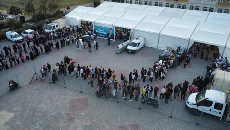 Çorlu Belediyesinin Birlik ve Beraberlik Sofralarına Yoğun İlgi