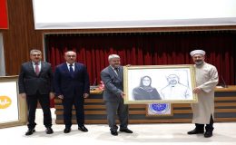 DİYANET İŞLERİ BAŞKANI PROF. DR. ALİ ERBAŞ, TEKİRDAĞ NKÜ EV SAHİPLİĞİNDE KONFERANS VERDİ