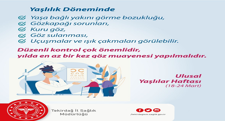 18-24 MART ULUSAL YAŞLILAR HAFTASI BASIN BİLGİ NOTU