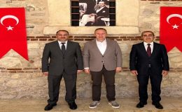 Başkan Soner Ilık, SGK İl Müdürü Şenol Genel ile İŞ-KUR İl Müdürü Aytaç Babalıoğulları’nı Ağırladı