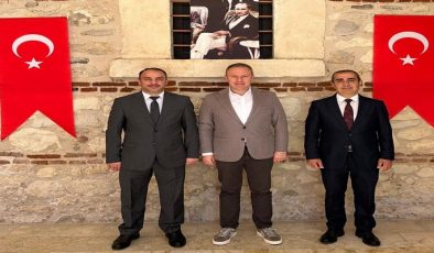Başkan Soner Ilık, SGK İl Müdürü Şenol Genel ile İŞ-KUR İl Müdürü Aytaç Babalıoğulları’nı Ağırladı