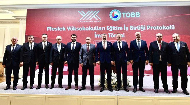 Kırklareli TSO Başkanı Soner Ilık, “Meslek Yüksekokulları Eğitim İş Birliği Protokolü İmza Töreni’ne Katıldı