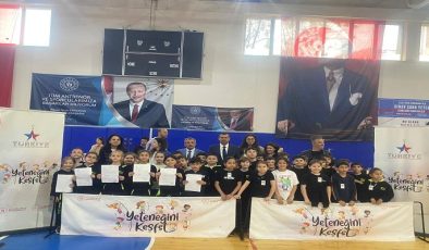 YETENEK TARAMASI VE SPORA YÖNLENDİRME PROJESİ YOĞUN KATILIMLA TAMAMLANIYOR