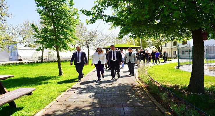 Başkan Yüceer ve Başkan Sarıkurt, Çorlu’nun Yeşil Alan Yatırımlarını İnceledi