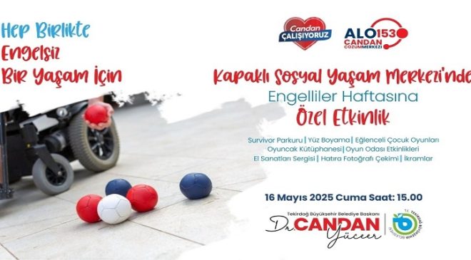 BÜYÜKŞEHİRDEN ENGELLİLER HAFTASINA ÖZEL ETKİNLİK