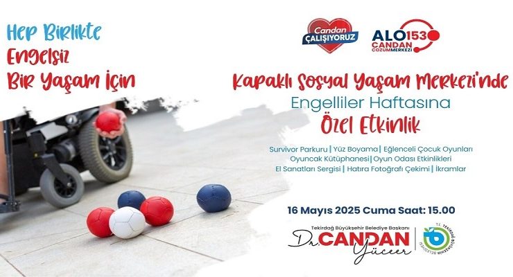 BÜYÜKŞEHİRDEN ENGELLİLER HAFTASINA ÖZEL ETKİNLİK
