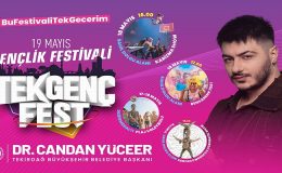 TEKİRDAĞ’DA 19 MAYIS COŞKUSU TEKGENÇFEST İLE ZİRVE YAPIYOR
