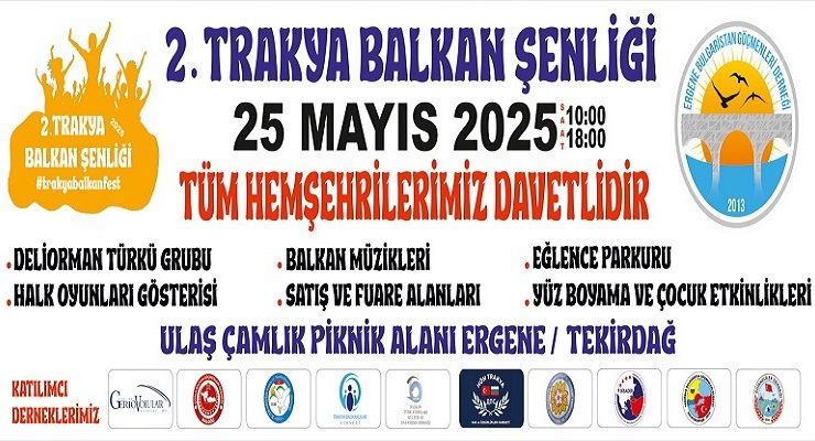 GÖÇMEN DERNEKLERİNDEN GELENEKSEL BALKAN ŞENLİĞİ