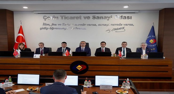 Başkan Sarıkurt Tekirdağ Sanayi ve Teknoloji İş Birliği Kurulu Toplantısına Katıldı