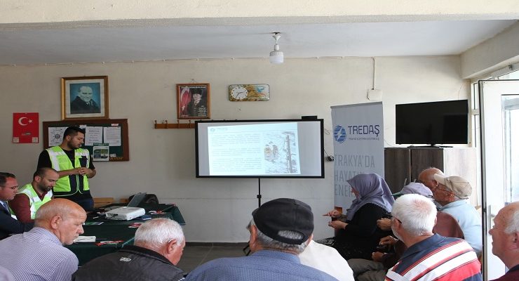 TREDAŞ, enerji altyapı yatırımlarında bölge halkını sürece dâhil ediyor