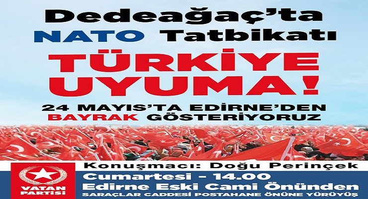 Vatan Partisi Mitinge Hazırlanıyor