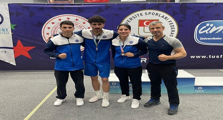 TEKİRDAĞ NKÜ SPORCULARI BOKS ŞAMPİYONASINDA MADALYA KAZANDI