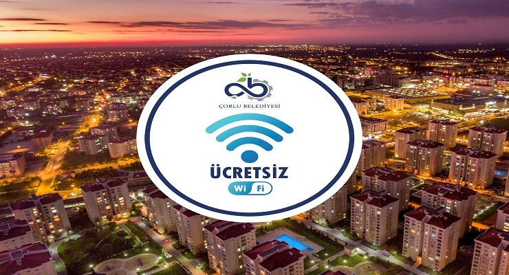 Çorlu Belediyesi’nden 13 Noktada Ücretsiz İnternet