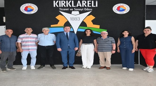 Kırklareli Kent Konseyi’nden, Kırklareli Ticaret ve Sanayi Odası’na Ziyaret