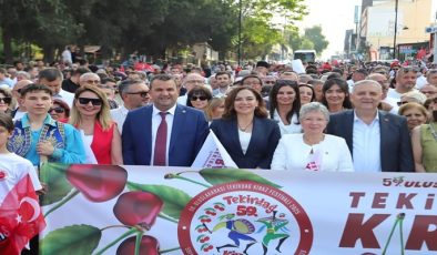 CANDAN BAŞKAN 59. KİRAZ FESTİVALİ’NİN AÇILIŞINA KATILDI