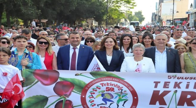CANDAN BAŞKAN 59. KİRAZ FESTİVALİ’NİN AÇILIŞINA KATILDI