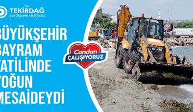 BÜYÜKŞEHİR BAYRAMDA YOĞUN MESAİDEYDİ