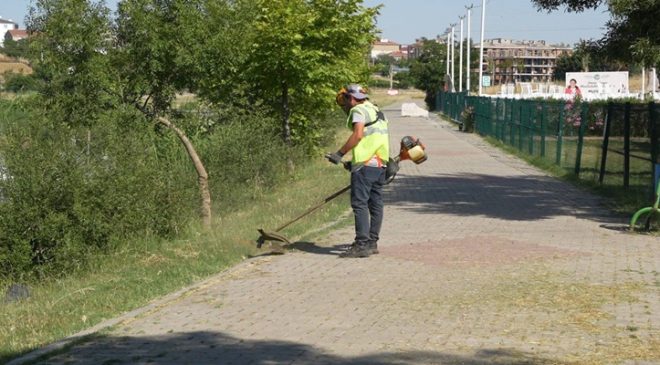 ERGENE BELEDİYESİ’NDE YAZ MESAİSİ DEVAM EDİYOR