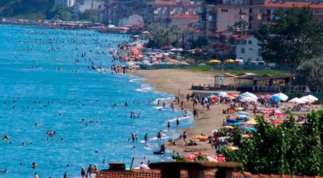Bayramda Tekirdağ Sahillerinde Yoğunluk Yaşandı