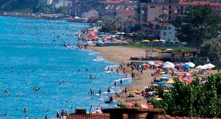 Bayramda Tekirdağ Sahillerinde Yoğunluk Yaşandı