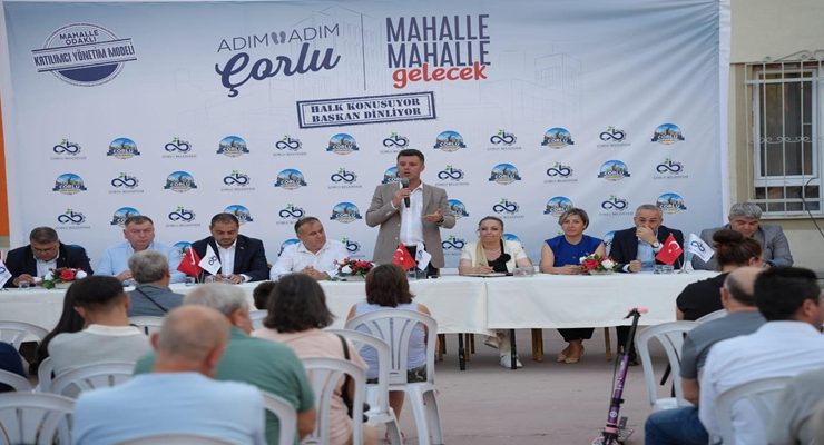“Adım Adım Çorlu, Mahalle Mahalle Gelecek” Buluşması Muhittin Mahallesinde Gerçekleşti